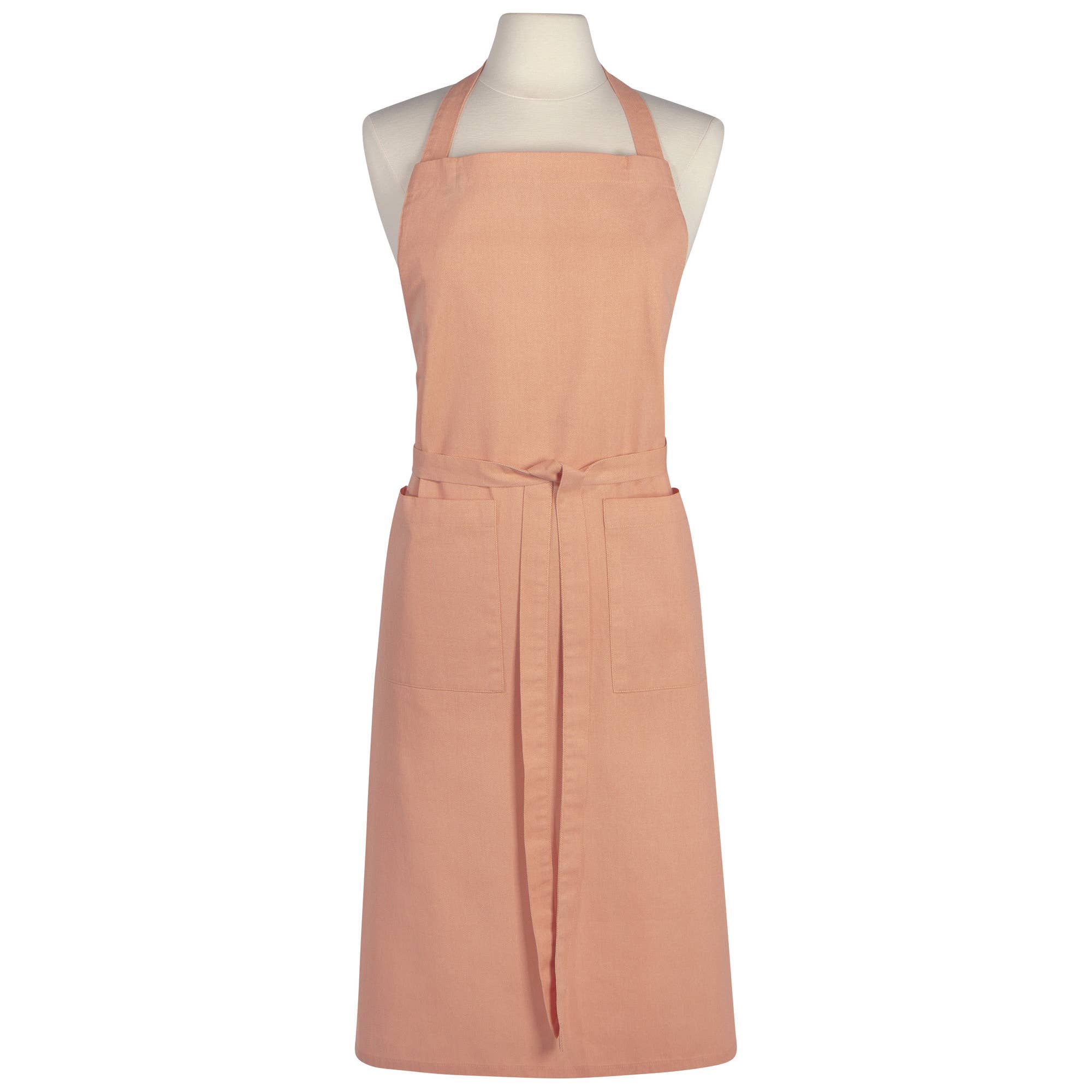 Peach apricot apron